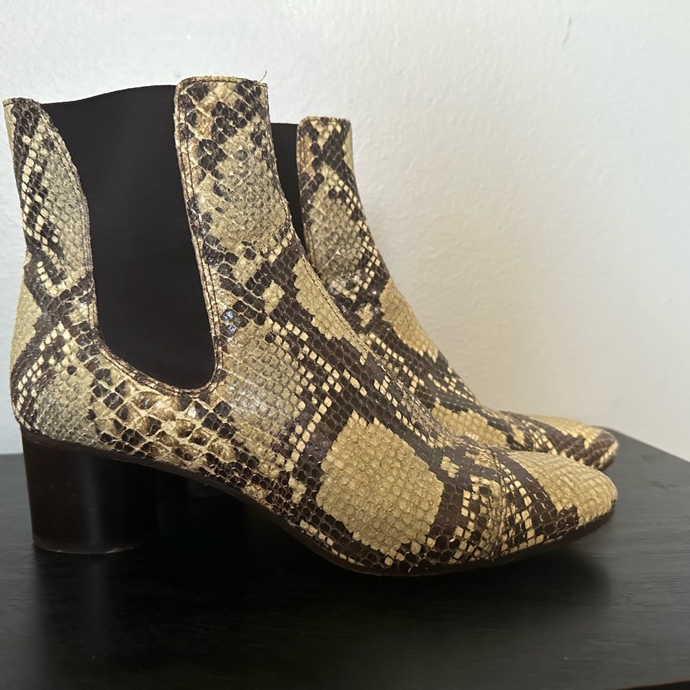 Isabel Marant size 41 snakeskin Chelsea boot